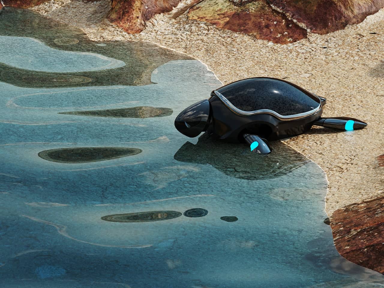 BeatBot Turtle – AI-Powered Robotic Pool Cleaner